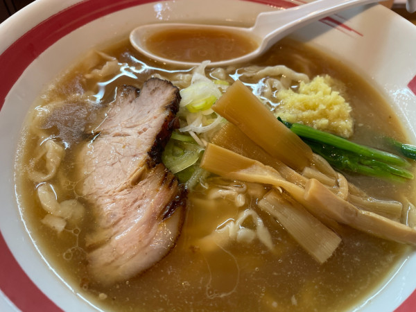 「醤油ラーメン：900円＋生姜：150円」@麺心 桑まるの写真