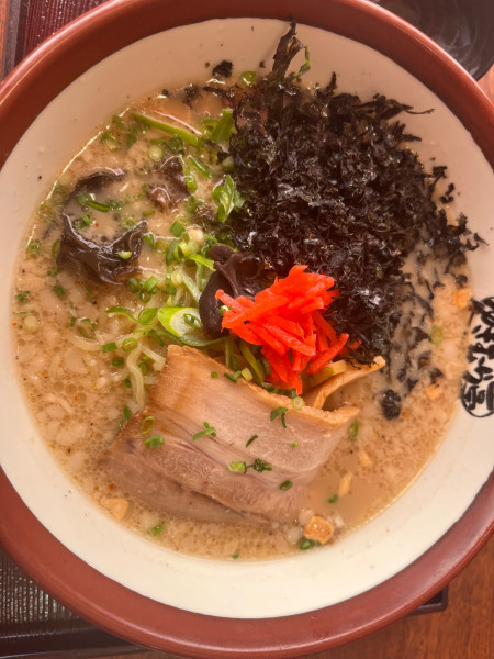 「豚骨らーめん880円＋海苔165円」@こだわりらーめん ゆきむら亭 須坂店の写真