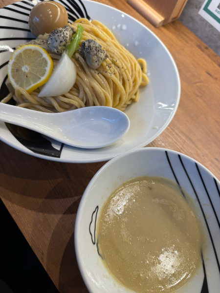 「濃厚牡蠣ポタージュつけ麺(450g)」@つけ麺 一頂 秋葉原店の写真