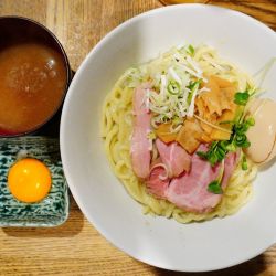 油そば 塩＋味玉＋生玉子＋生ビール