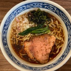 生姜醤油ラーメン　手揉み