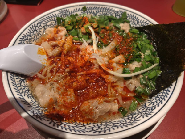 「辛肉そば」@丸源ラーメン 新鎌ケ谷店の写真