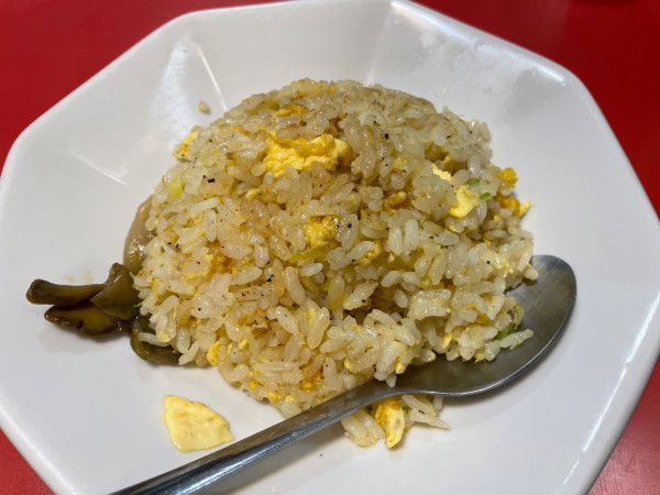 「Ａセット（天鳳麺＋半チャーハン）　￥１２００」@空港ラーメン 天鳳の写真