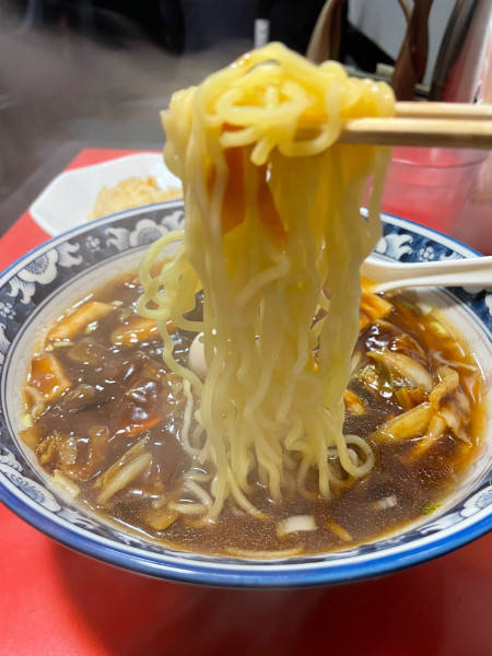 「Ａセット（天鳳麺＋半チャーハン）　￥１２００」@空港ラーメン 天鳳の写真