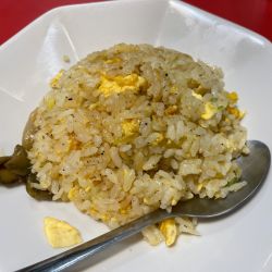 Ａセット（天鳳麺＋半チャーハン）　￥１２００