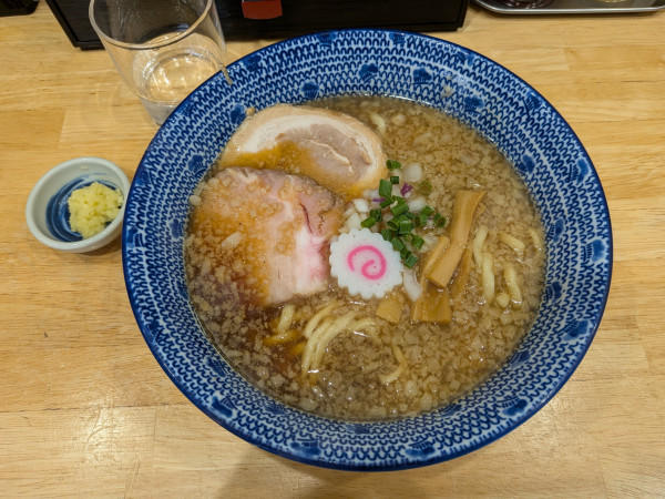 「にぼ助ラーメン、並、替玉」@厳選煮干ラーメン 初代 にぼ助の写真