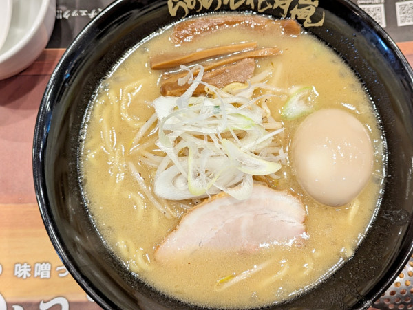 「味噌っ子ふっく＋味玉」@らあめん花月嵐 青山キラー通り店の写真