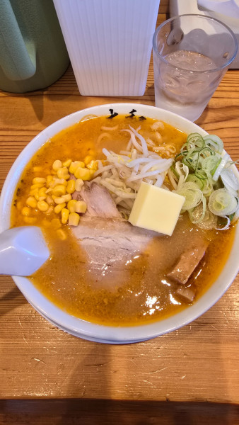 「味噌バターコーンラーメン　1250円」@佐野青竹手打ちラーメン 大和の写真