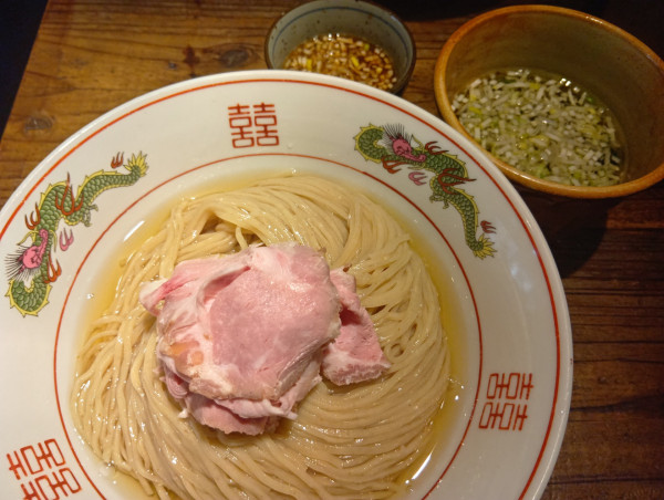 「昆布水つけ麺300　つけ汁一種追加」@伊之瀬の写真