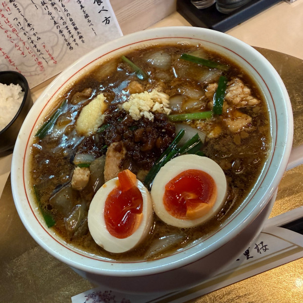 「スタミナセット・濃厚とろとろ味玉」@濃厚つけ麺・ラーメン 八重桜の写真