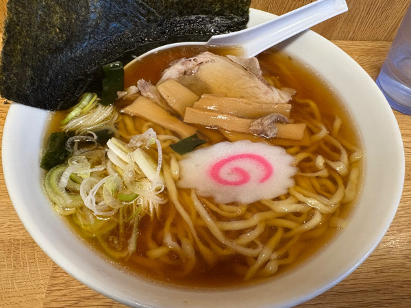 「佐野ラーメン600円」@駅そば大宮の写真