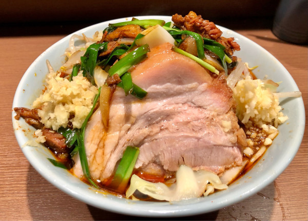 「スタミナ辛Ver.1250円」@Ramen Base 046の写真