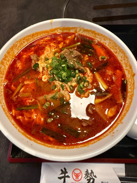 「カルビ麺」@牛勢 駒込店の写真