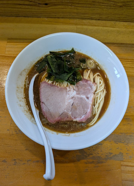 「煮干ソバ + 和え玉 + 生玉子」@煮干中華ソバ イチカワの写真