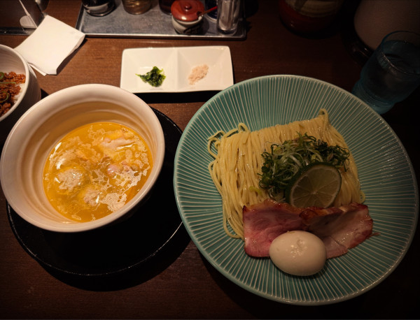 「特製つけ蕎麦　塩」@麺や 虎徹の写真