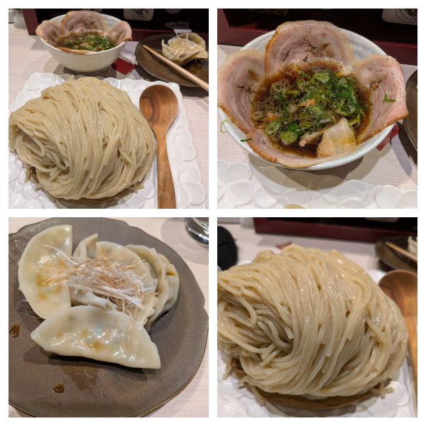 「ざるチャーシュー➕大盛り➕水餃子」@柳麺 呉田-goden-の写真