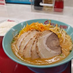 ネギ味噌チャーシュー（￥1,610）+追加半ライス（￥50）