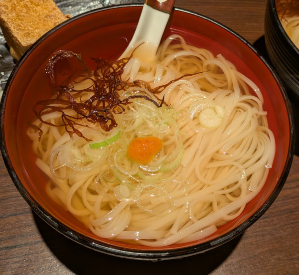 「稲庭うどん（温）」@然の写真