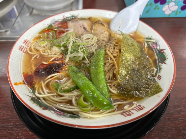 「あごだし中華そば 小」@中華そば 太平楽 六丁の目店の写真