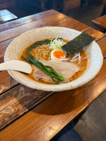 「納豆からみラーメン 990円」@ラーメン三昧 勘鳥居の写真