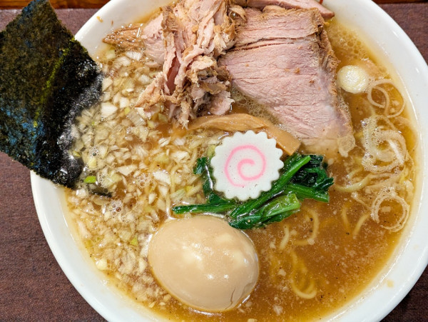 「チャーシューメン＋味玉」@中華そば政好の写真