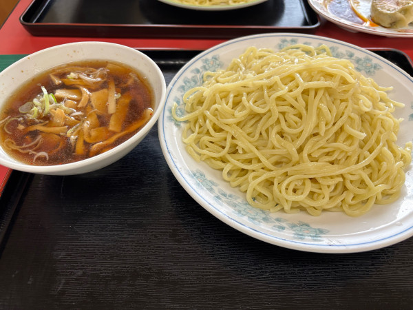 「つけ麺 メンマ 特大」@丸長 つくば店の写真