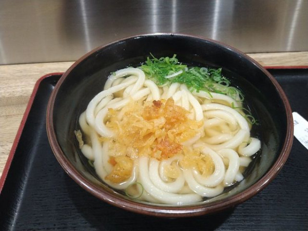 「かけうどん」@つくもうどん 塩小路本店の写真
