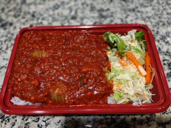 「（テイクアウト）鶏ひき肉と野菜のドライカレー　８５０円」@パトワール 新宿店の写真