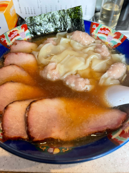 「チャーシュー肉ワンタンメン」@たんたん亭の写真