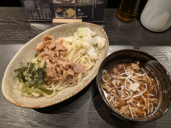 「肉汁つけ（竹、半麺、950円）」@弐昇 早稲田の写真