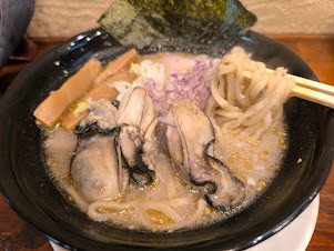 「牡蠣味噌ラーメン(3個)(1,500)」@らーめん おおはしの写真