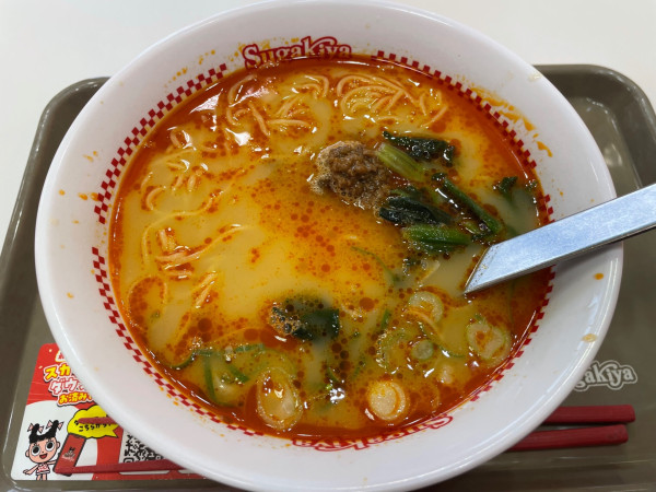 「担々麺　￥５８０」@スガキヤ 大府アピタ店の写真