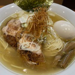 塩らぁ麺・普通：1000円＋煮玉子・150円