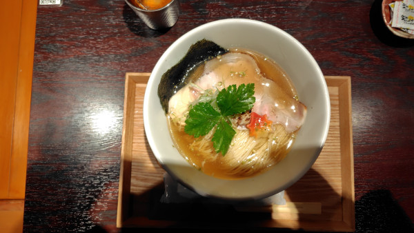 「真鯛清湯和山椒そば」@週末麺処 らくらひとしなの写真