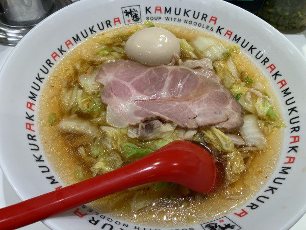 「煮卵ラーメン」@どうとんぼり神座 ペリエ千葉店の写真