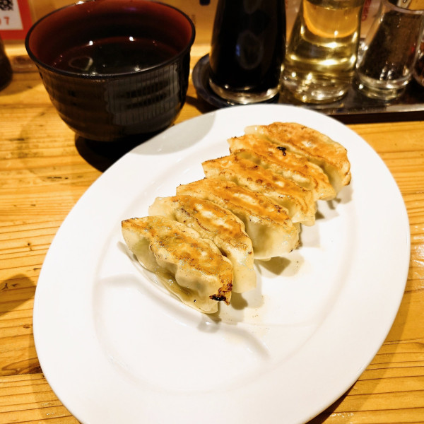 「カツカレー＋餃子1枚(6個)」@食道らいふの写真