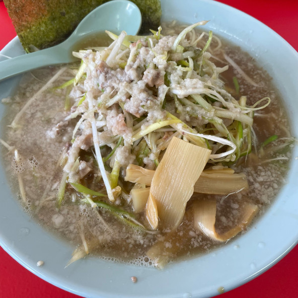 「ネギラーメン　900円」@ラーメンショップ さくら店の写真