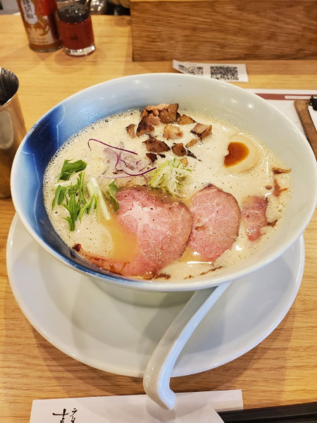 「濃厚鶏白湯@1200」@ラーメン喜左衛門の写真