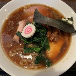 本日の中華そば(生姜醤油ラーメン)