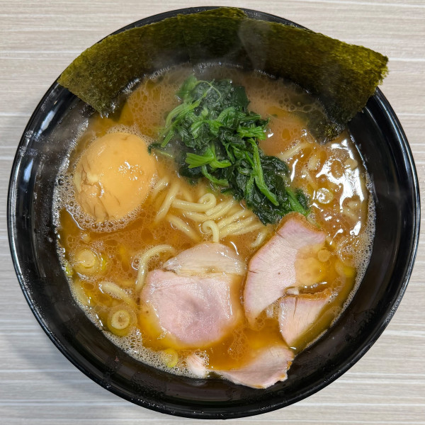 「ラーメン 味付煮玉子」@横浜家系ラーメン こうの写真
