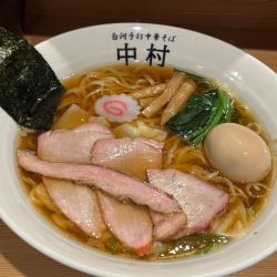 ワンタン麺+半熟煮玉子