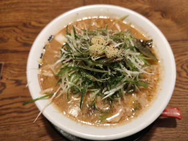 「味噌ねぎラーメン1000円」@純米味噌らーめん みそら堂 小山店の写真
