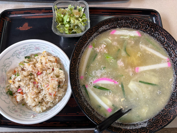 「酔仙楼ラーメン➕半チャーハン（Aセット）」@酔仙楼の写真