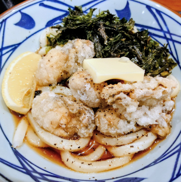 「こく旨 牡蠣バターぶっかけ」@丸亀製麺 JR有楽町駅の写真