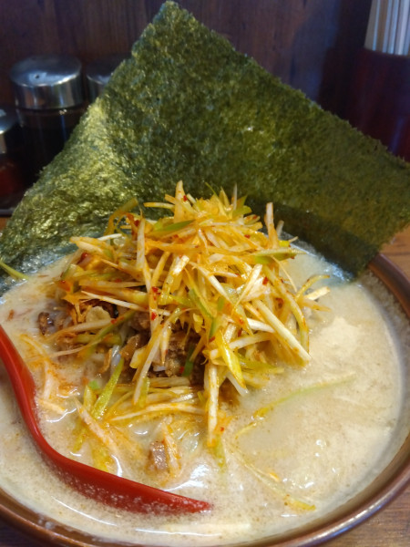 「江戸前味噌　肉ネギらーめん(1160円)」@蔵出し味噌 麺場 芝山商店の写真