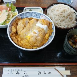 もり蕎麦・カツ丼セット 1100円