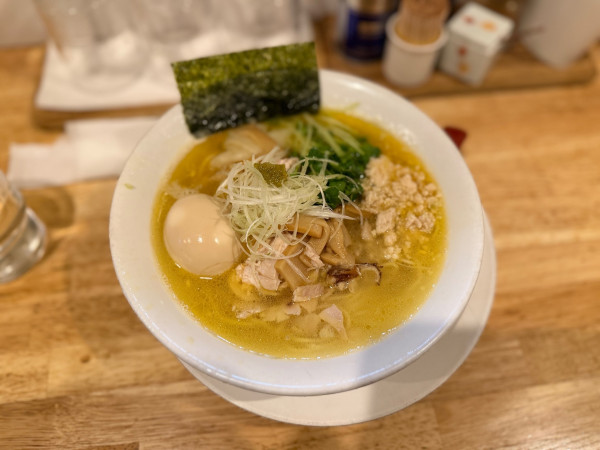 「特製とりそば(細麺) 1200円」@らーめん天神下 大喜の写真