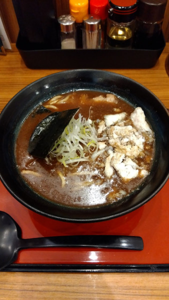 「かすそば」@中華そば くりの木 大宮ステラタウン店の写真