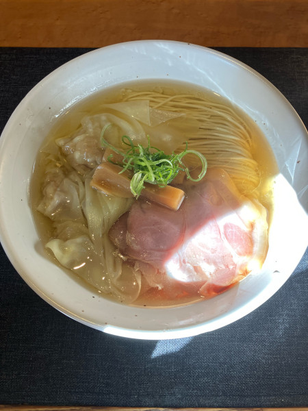 「塩煮干雲呑中華そば」@柴崎亭の写真