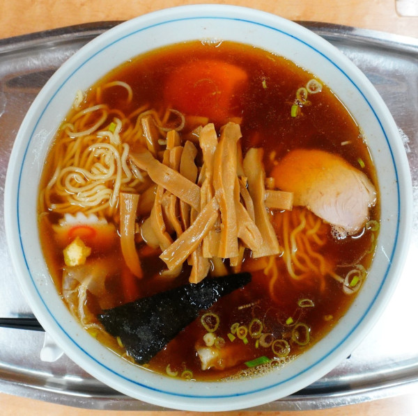 「メンマ入りそば（玉1個）」@一ノ割大勝軒の写真
